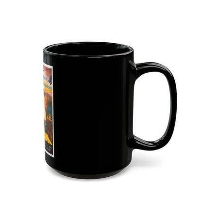 DARK MISSION 1988 Movie Poster - Black Coffee Mug-Go Mug Yourself