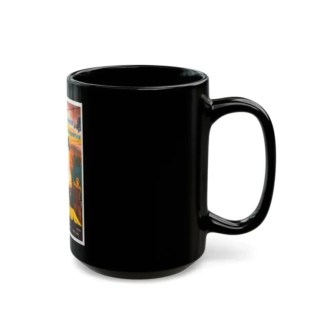 DARK MISSION 1988 Movie Poster - Black Coffee Mug - Go Mug Yourself