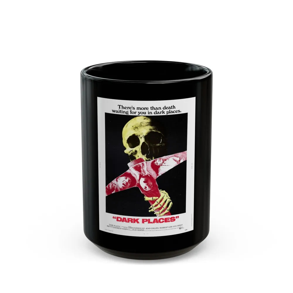 DARK PLACES 1974 Movie Poster - Black Coffee Mug-15oz-Go Mug Yourself