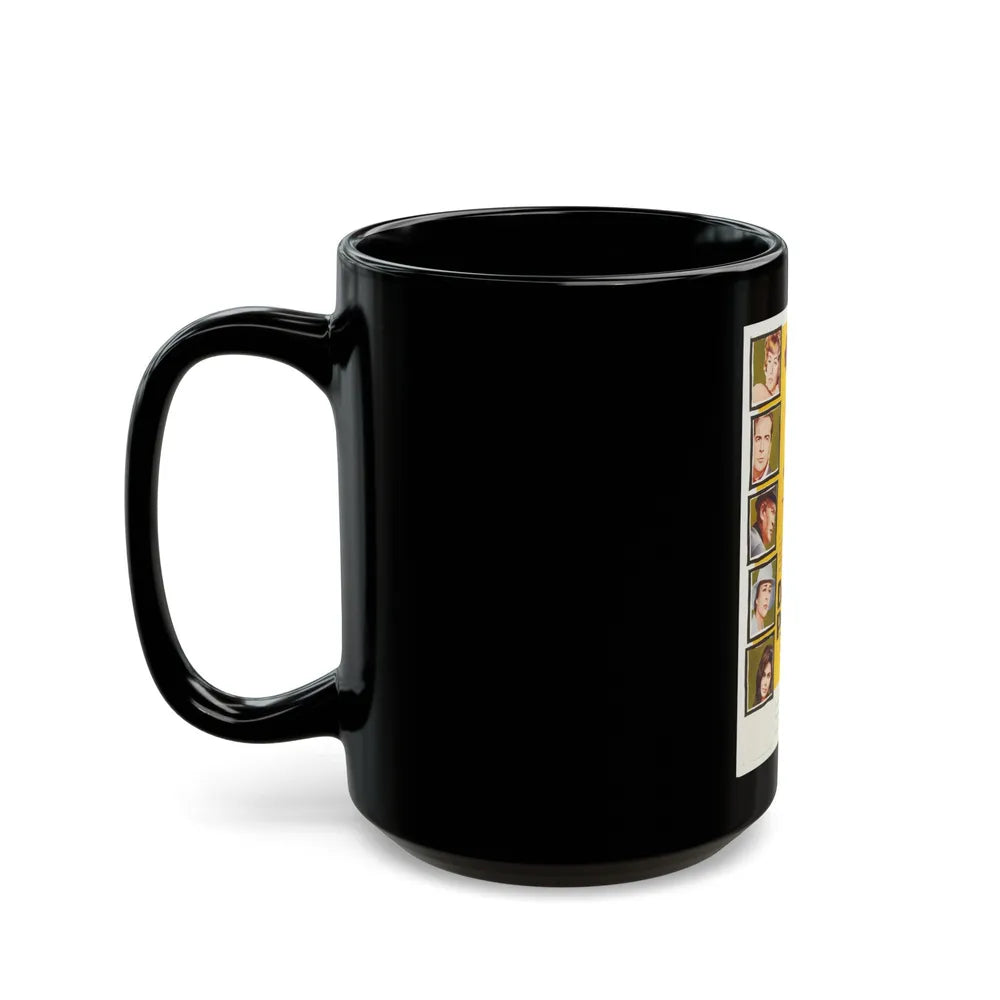 DARK PURPOSE 1964 Movie Poster - Black Coffee Mug-Go Mug Yourself