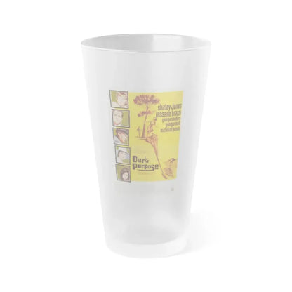 DARK PURPOSE 1964 Movie Poster - Frosted Pint Glass 16oz Default Title - Go Mug Yourself