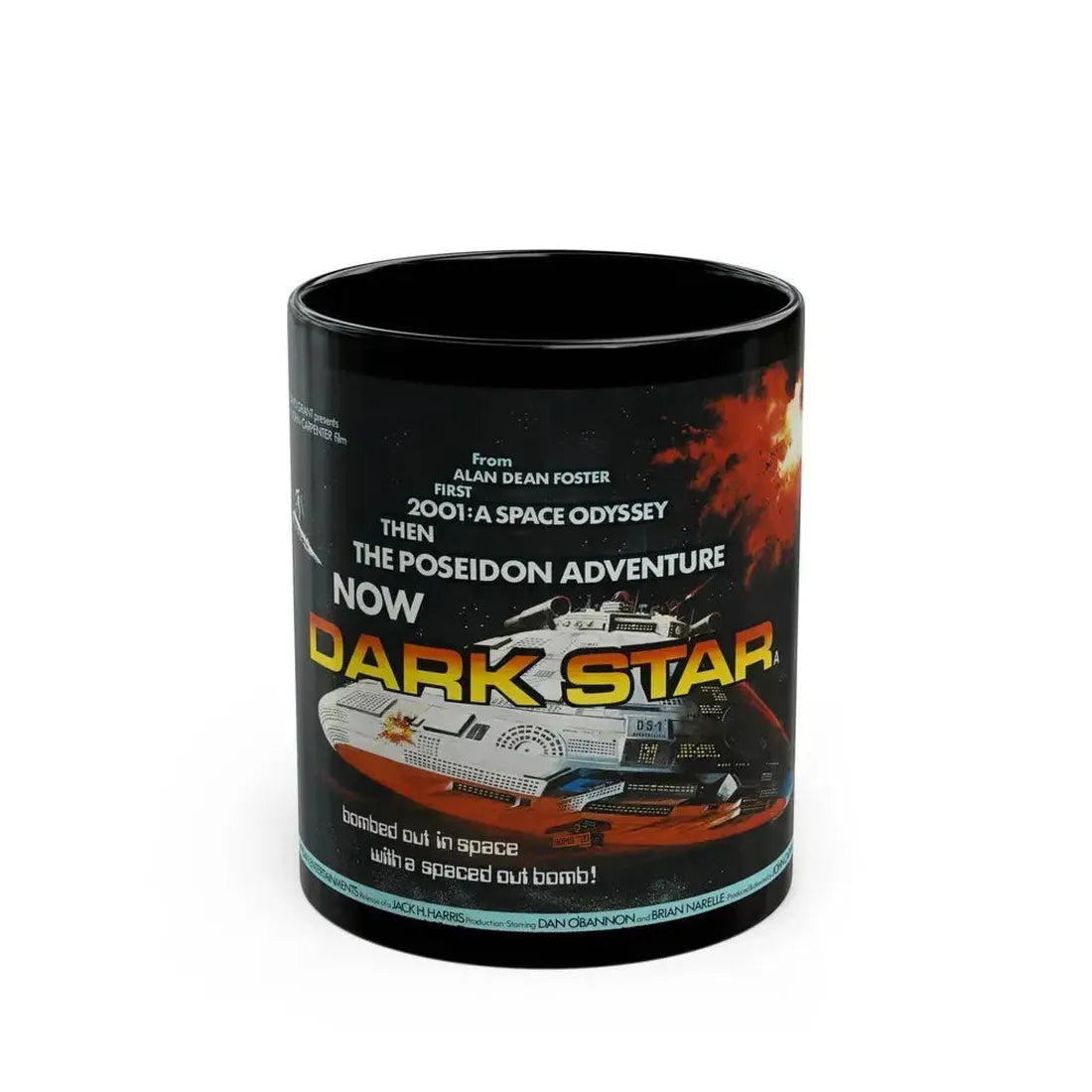 DARK STAR 1974 Movie Poster - Black Coffee Mug 11oz - Go Mug Yourself