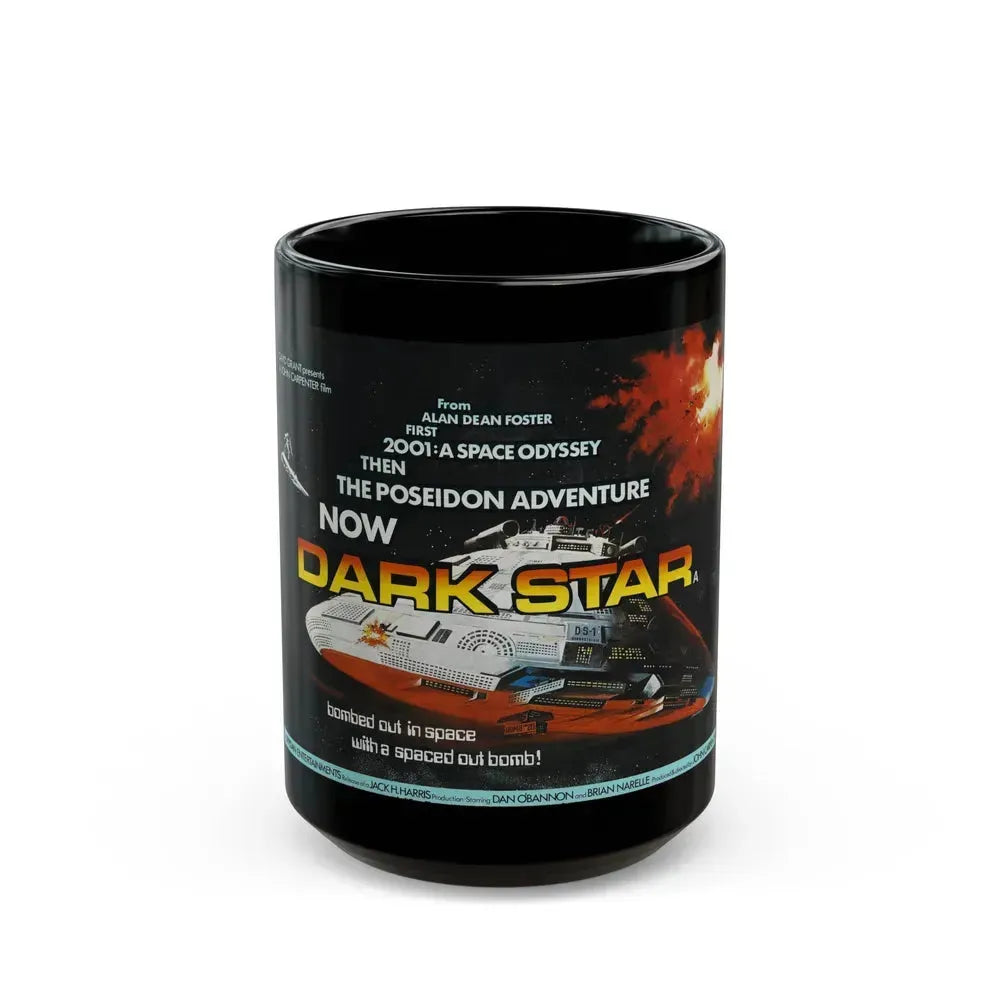 DARK STAR 1974 Movie Poster - Black Coffee Mug 15oz - Go Mug Yourself