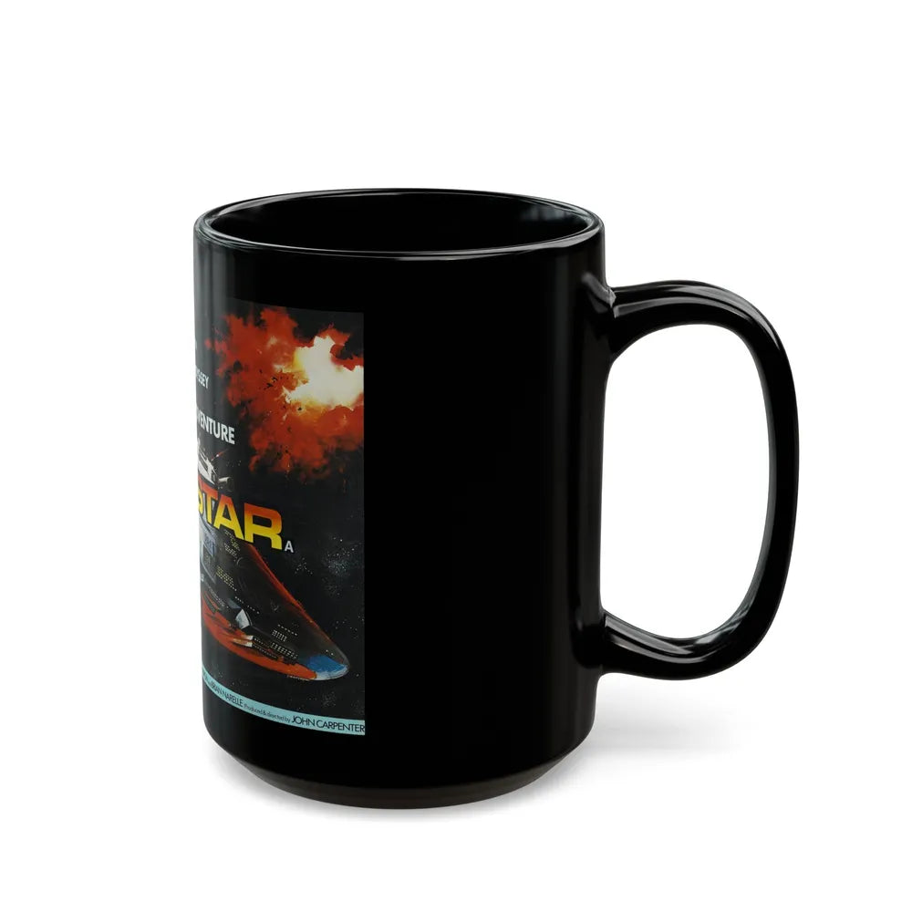 DARK STAR 1974 Movie Poster - Black Coffee Mug-Go Mug Yourself