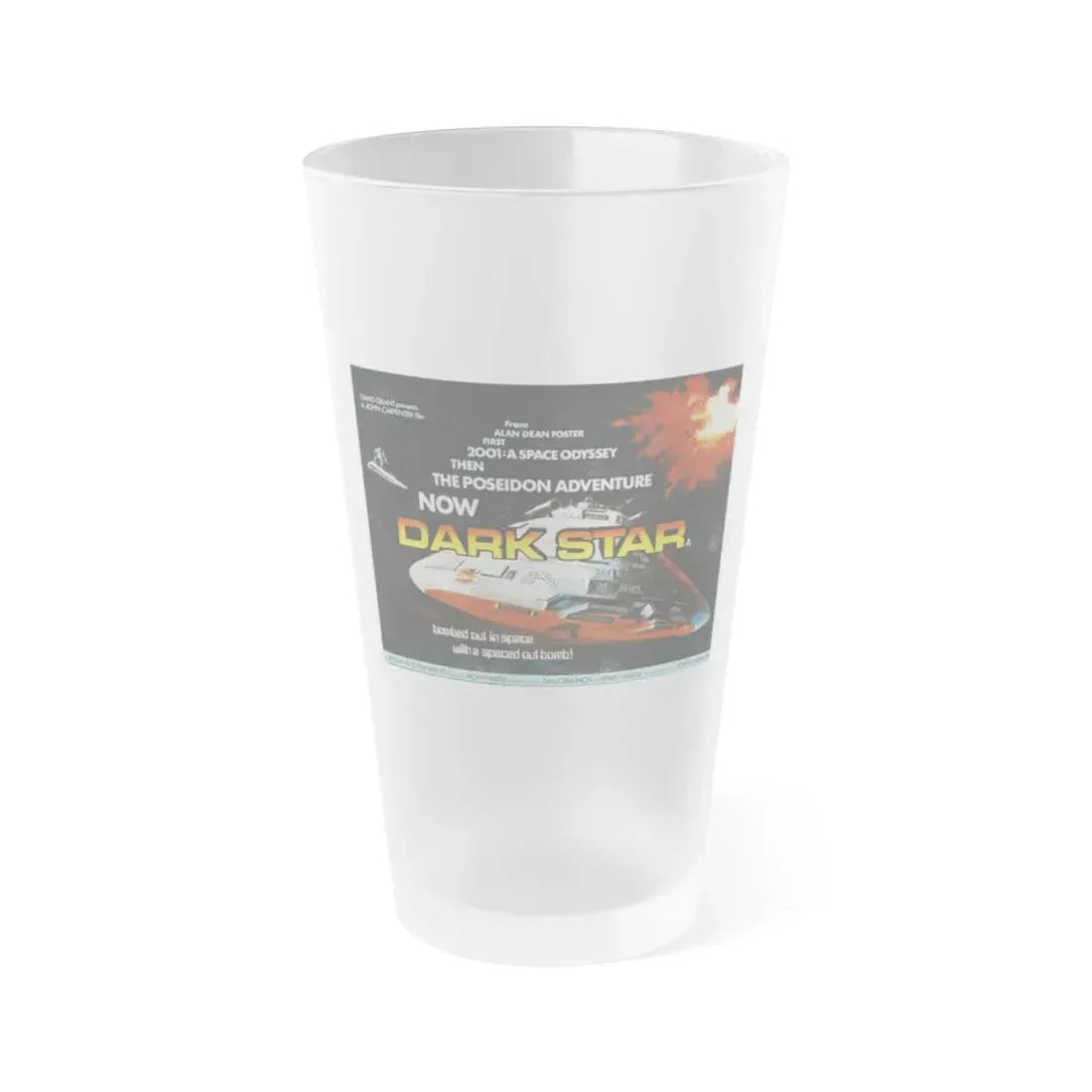 DARK STAR 1974 Movie Poster - Frosted Pint Glass 16oz Default Title - Go Mug Yourself