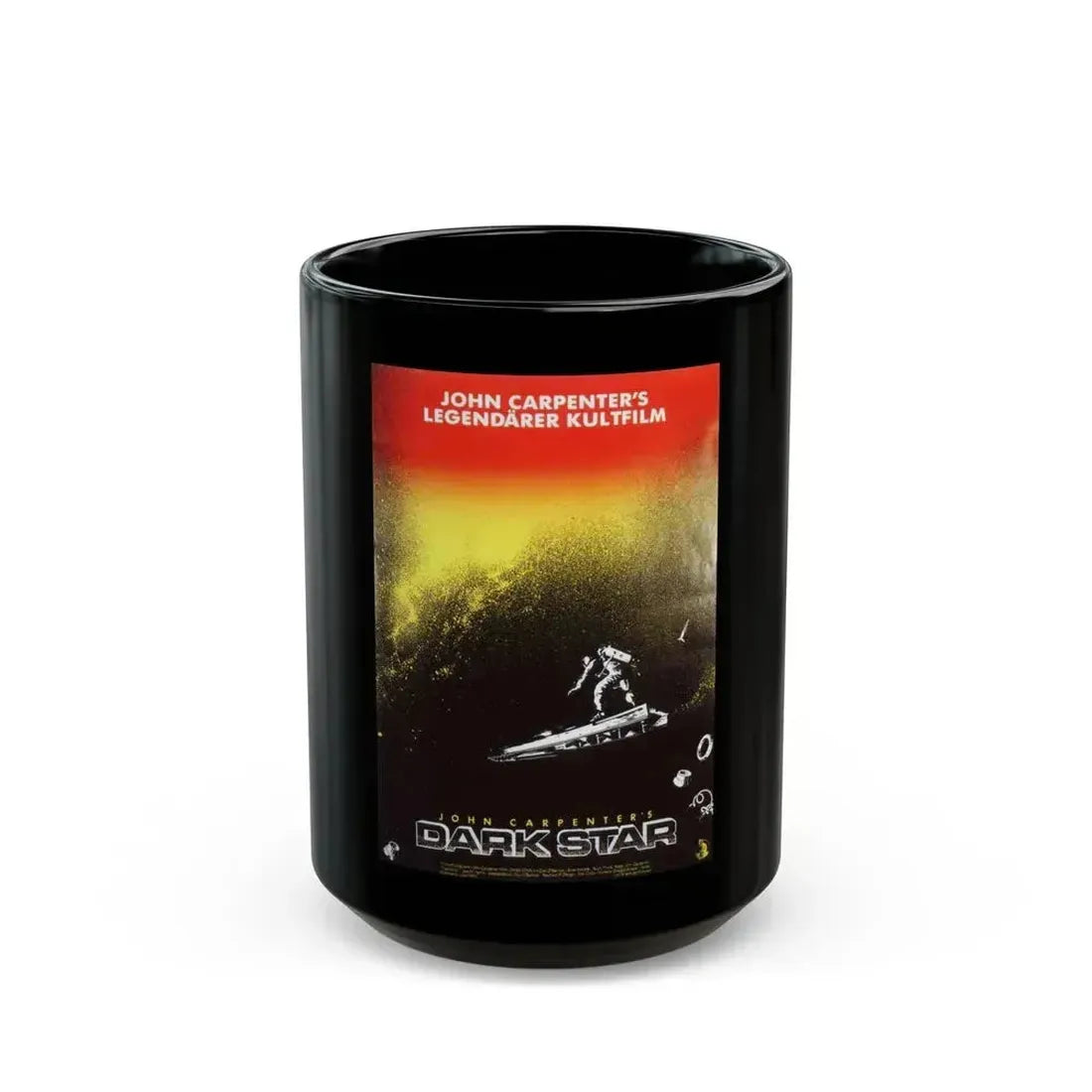 DARK STAR (4) 1974 Movie Poster - Black Coffee Mug 15oz - Go Mug Yourself