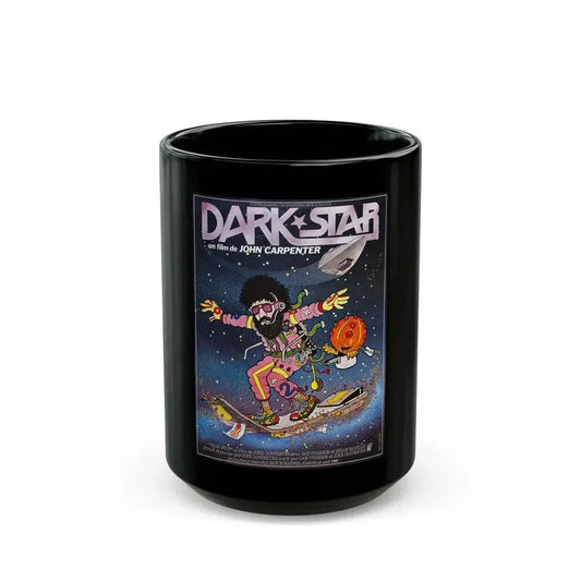 DARK STAR (FRENCH) 1974 Movie Poster - Black Coffee Mug 15oz - Go Mug Yourself