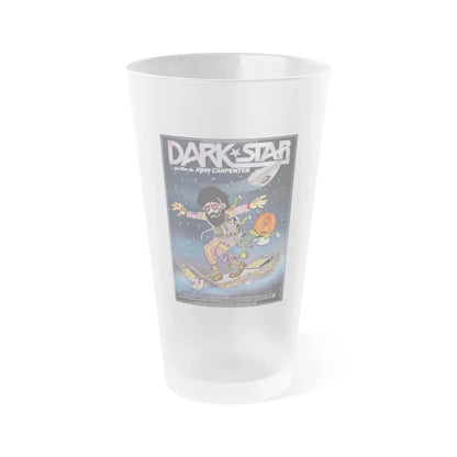 DARK STAR (FRENCH) 1974 Movie Poster - Frosted Pint Glass 16oz Default Title - Go Mug Yourself