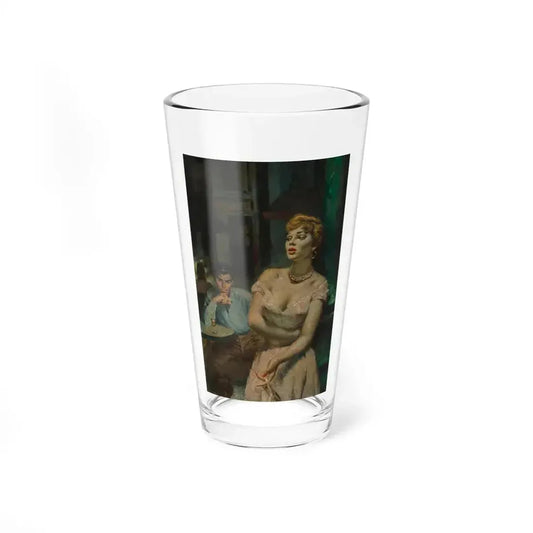 Dark Streets of Paris (Lucifer's Dream) paperback cover, 1954 - Pint Glass 16oz 16oz - Go Mug Yourself