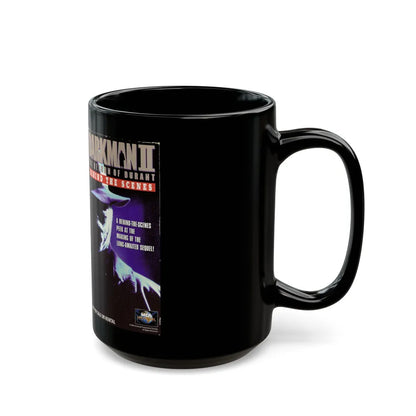 DARKMAN 2 THE RETURN OF DURANT BEHIND THE SCENES (VHS COVER) - Black Coffee Mug-Go Mug Yourself