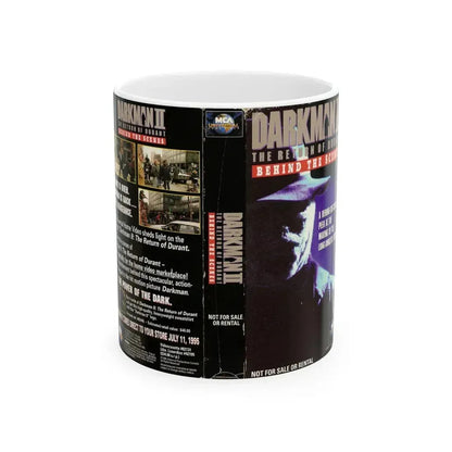 DARKMAN 2 THE RETURN OF DURANT BEHIND THE SCENES (VHS COVER) - White Coffee Mug 11oz - Go Mug Yourself
