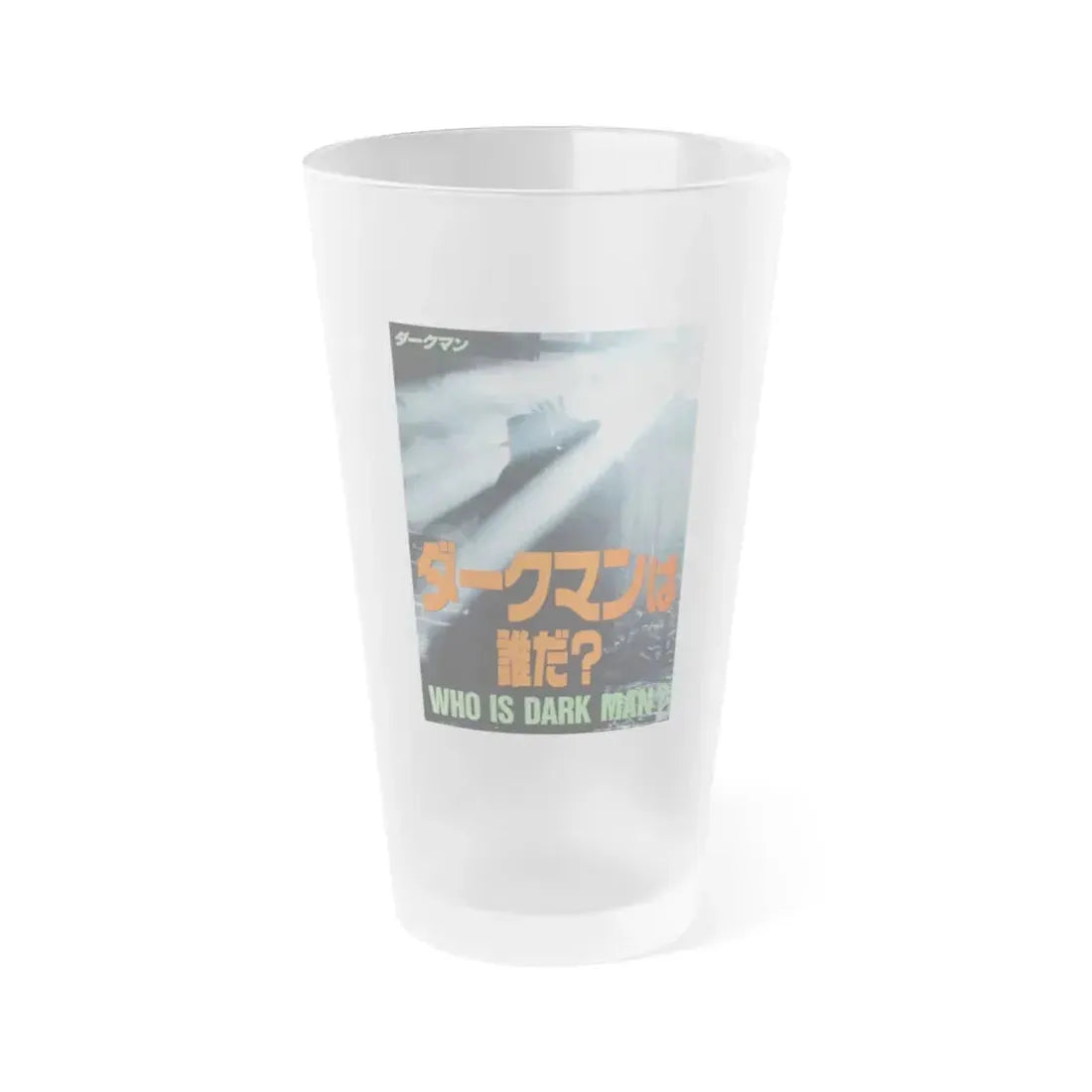 DARKMAN (ASIAN) 1990 Movie Poster - Frosted Pint Glass 16oz Default Title - Go Mug Yourself
