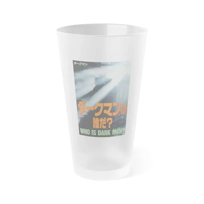 DARKMAN (ASIAN) 1990 Movie Poster - Frosted Pint Glass 16oz Default Title - Go Mug Yourself