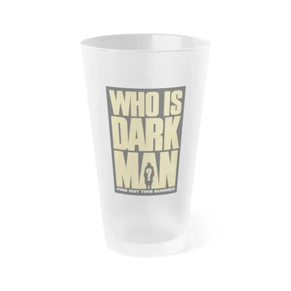 DARKMAN (TEASER) 1990 Movie Poster - Frosted Pint Glass 16oz Default Title - Go Mug Yourself