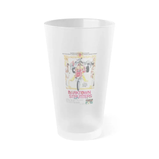 DARKTOWN STRUTTERS 1975 Movie Poster - Frosted Pint Glass 16oz Default Title - Go Mug Yourself