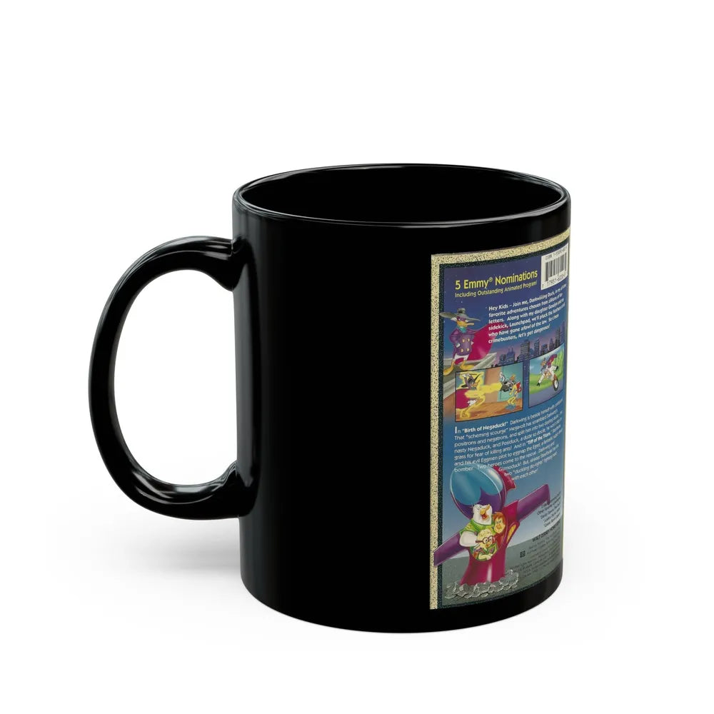 DARKWING DUCK HIS FAVORITE ADVENTURES (VHS COVER) - Black Coffee Mug-Go Mug Yourself