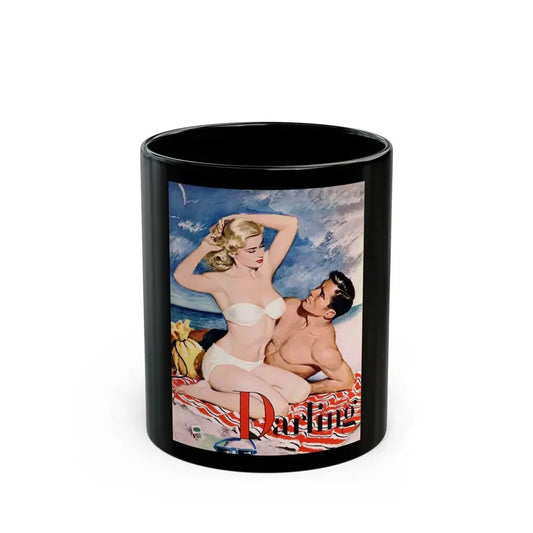 Darling Believe Me, Esquire, September 1951 - Black Coffee Mug 11oz - Go Mug Yourself