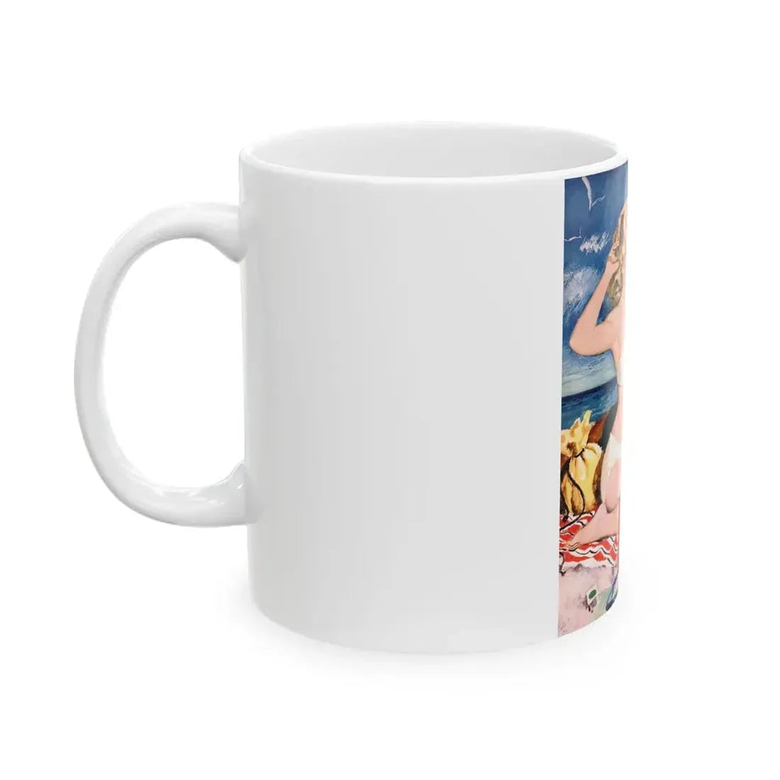 Darling Believe Me, Esquire, September 1951 - White Coffee Mug - Go Mug Yourself