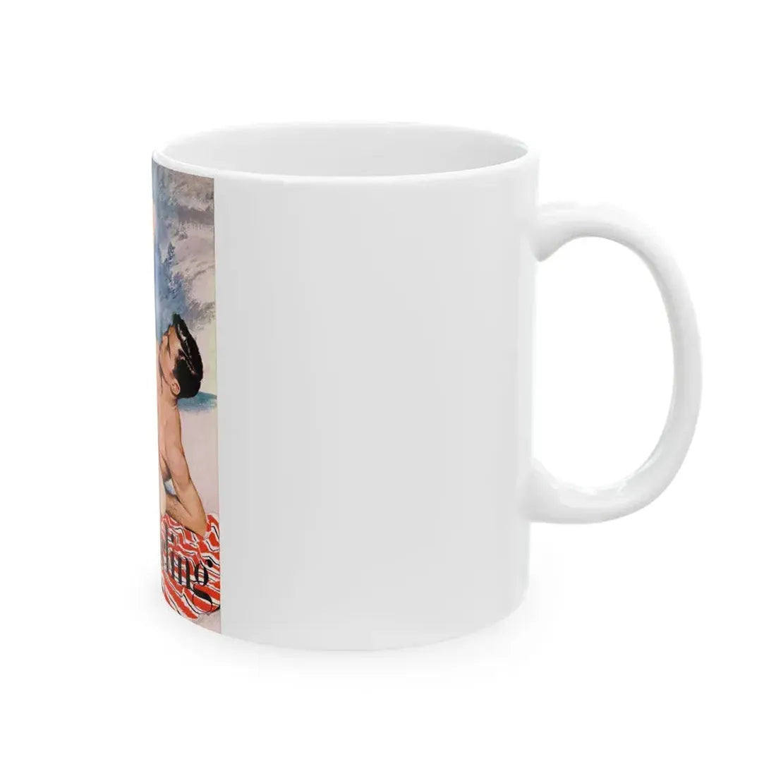 Darling Believe Me, Esquire, September 1951 - White Coffee Mug - Go Mug Yourself