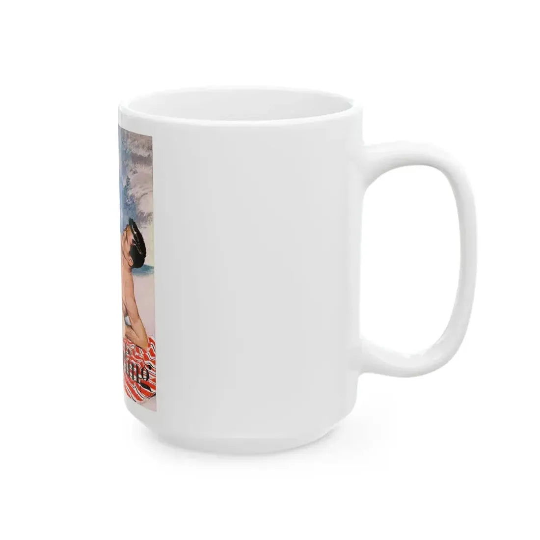 Darling Believe Me, Esquire, September 1951 - White Coffee Mug - Go Mug Yourself