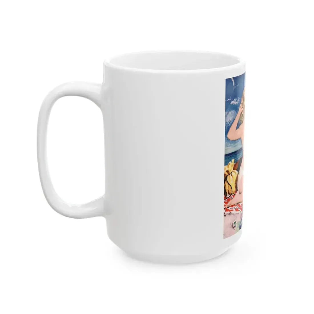 Darling Believe Me, Esquire, September 1951 - White Coffee Mug - Go Mug Yourself