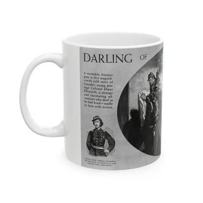 Darling of Destiny, Redbook, December 1936 - White Coffee Mug - Go Mug Yourself