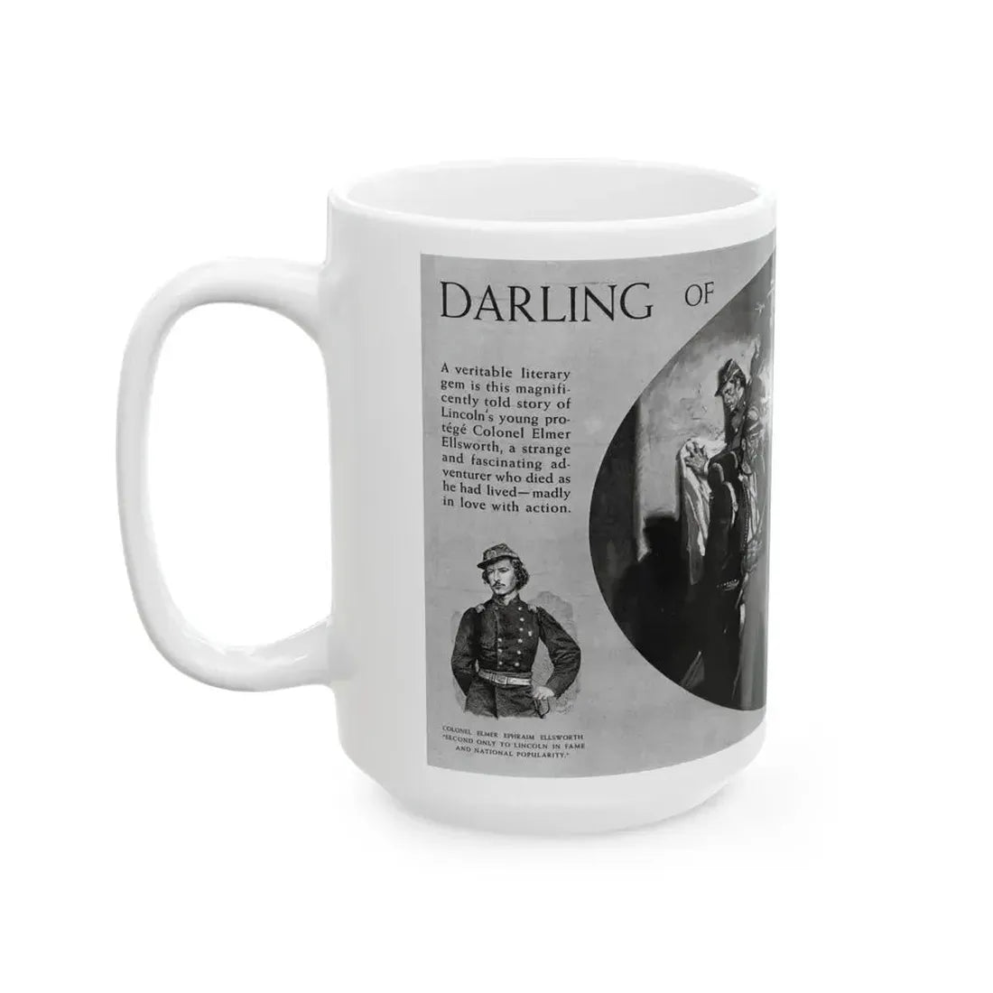 Darling of Destiny, Redbook, December 1936 - White Coffee Mug - Go Mug Yourself