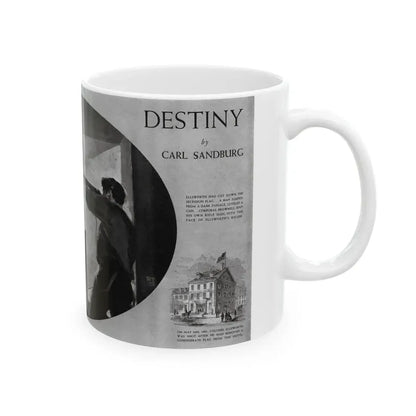 Darling of Destiny, Redbook, December 1936 - White Coffee Mug - Go Mug Yourself