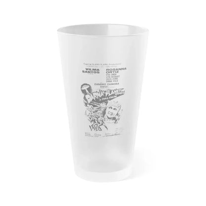 DARNA VS THE PLANET WOMEN 1975 Movie Poster - Frosted Pint Glass 16oz Default Title - Go Mug Yourself