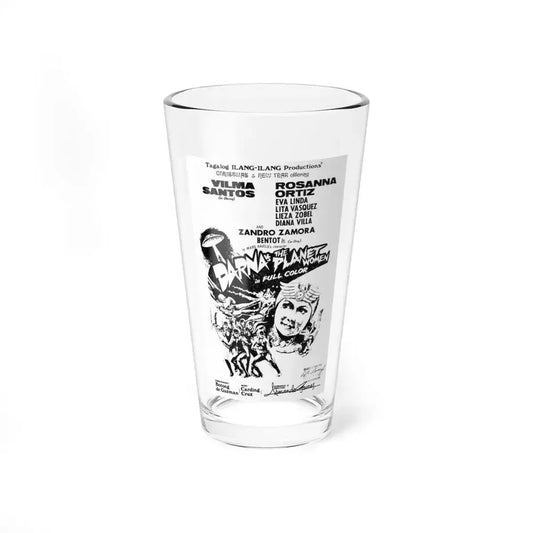 DARNA VS THE PLANET WOMEN 1975 Movie Poster - Pint Glass 16oz 16oz - Go Mug Yourself