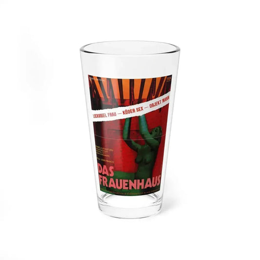 DAS FRAUENHAUS (BLUE RITA) 1977 Movie Poster - Pint Glass 16oz 16oz - Go Mug Yourself