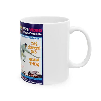 DAS SCHWERT DES GELBEN TIGERS (VHS COVER) - White Coffee Mug - Go Mug Yourself