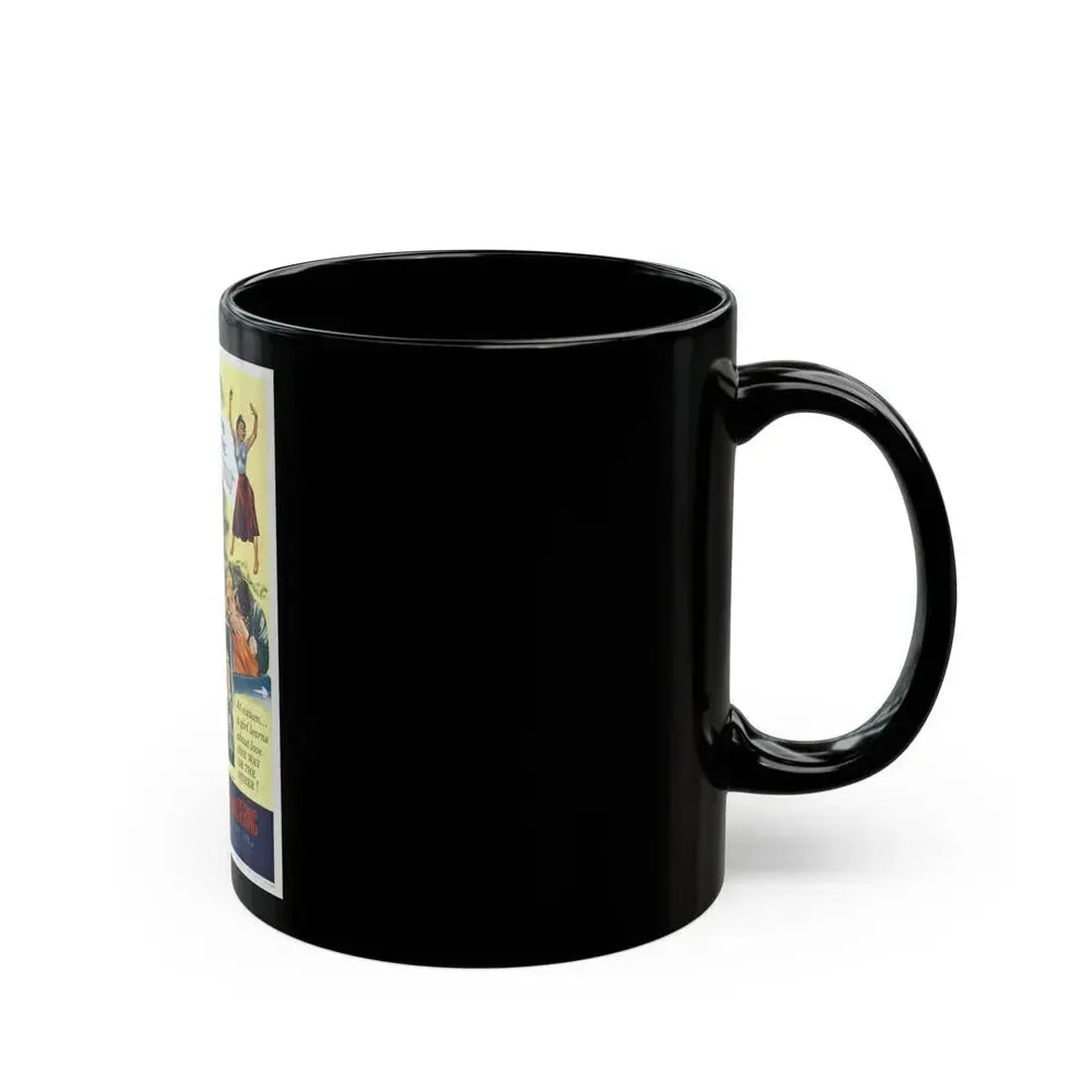 DATE BAIT 1960 Movie Poster - Black Coffee Mug - Go Mug Yourself