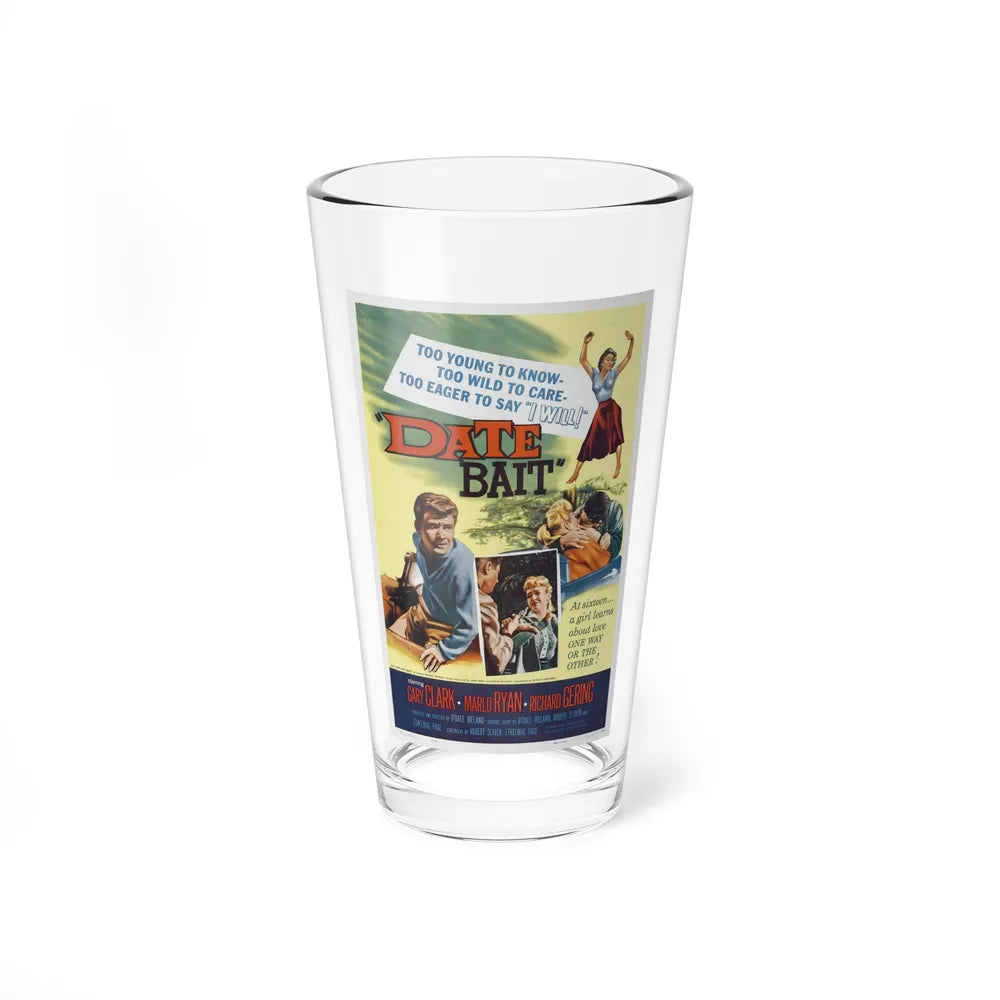 DATE BAIT 1960 Movie Poster - Pint Glass 16oz-16oz-Go Mug Yourself