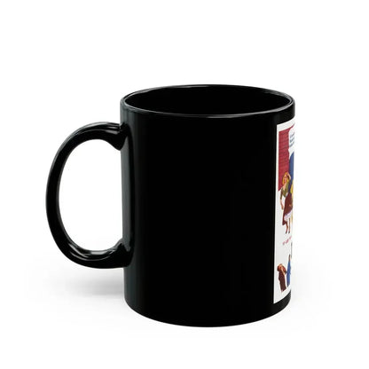 DATE WITH DISASTER 1957 Movie Poster - Black Coffee Mug - Go Mug Yourself