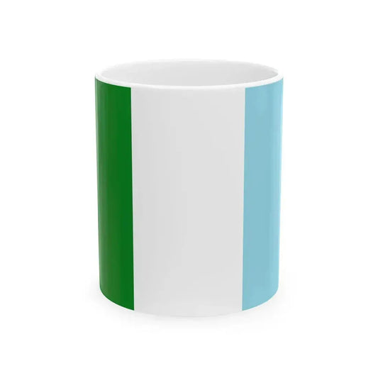 Datem del Maranon flag (Peru) White Coffee Mug 11oz - Go Mug Yourself