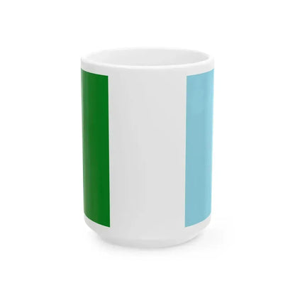 Datem del Maranon flag (Peru) White Coffee Mug 15oz - Go Mug Yourself