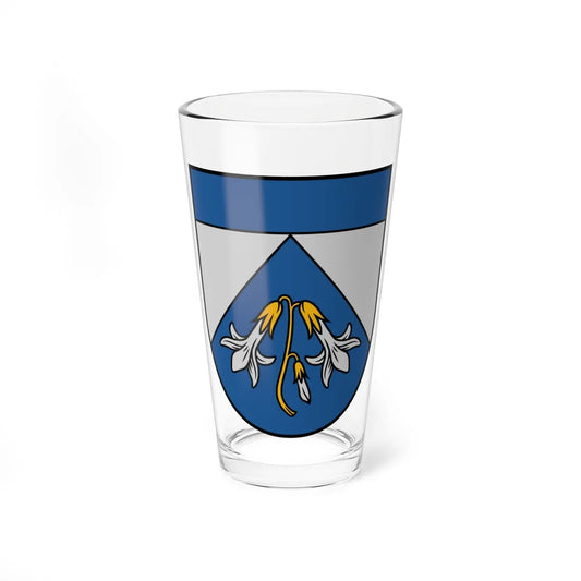 Ādažu novads COA 2022 (Latvia) (Coat of Arms) Pint Glass 16oz 16oz - Go Mug Yourself