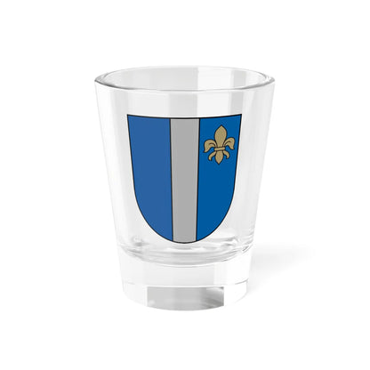 Daugavpils apriņķa ģerbonis (Latvia) (Coat of Arms) Shot Glass 1.5oz 1.5oz - Go Mug Yourself