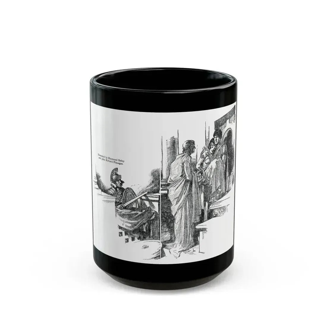 Daughter Of Cleopatra (1), Blue Book Magazine, May 1940 - Black Coffee Mug 15oz - Go Mug Yourself