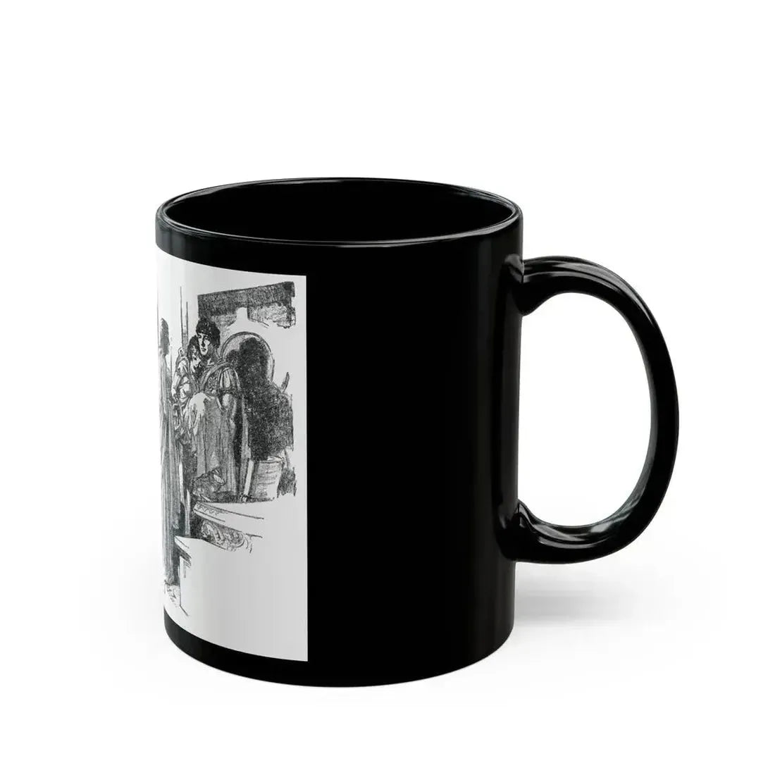Daughter Of Cleopatra (1), Blue Book Magazine, May 1940 - Black Coffee Mug - Go Mug Yourself