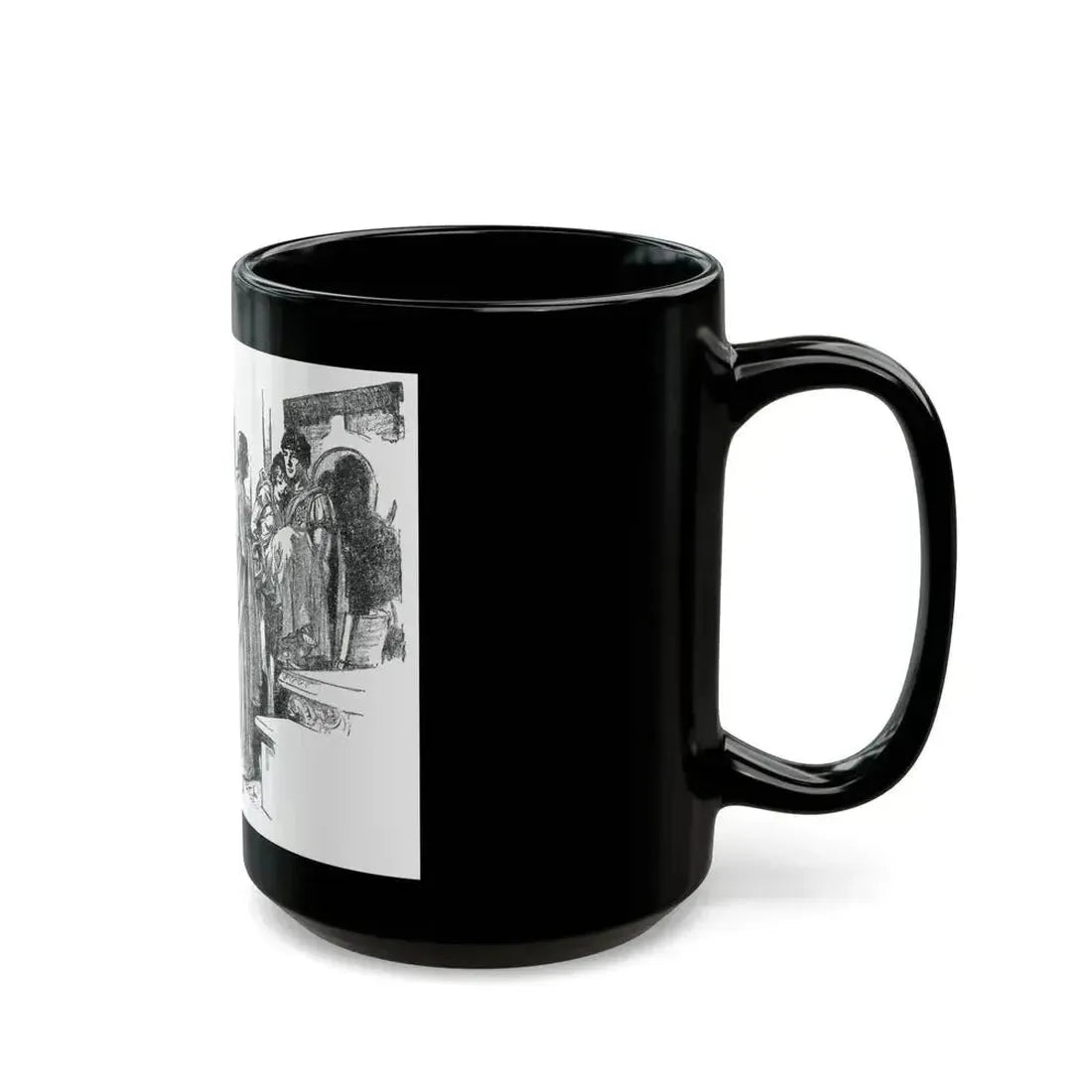 Daughter Of Cleopatra (1), Blue Book Magazine, May 1940 - Black Coffee Mug - Go Mug Yourself