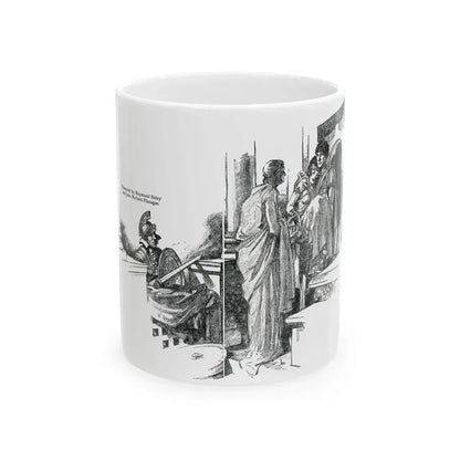 Daughter Of Cleopatra (1), Blue Book Magazine, May 1940 - White Coffee Mug 11oz - Go Mug Yourself
