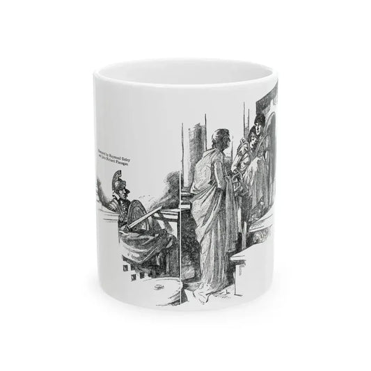 Daughter Of Cleopatra (1), Blue Book Magazine, May 1940 - White Coffee Mug 11oz - Go Mug Yourself