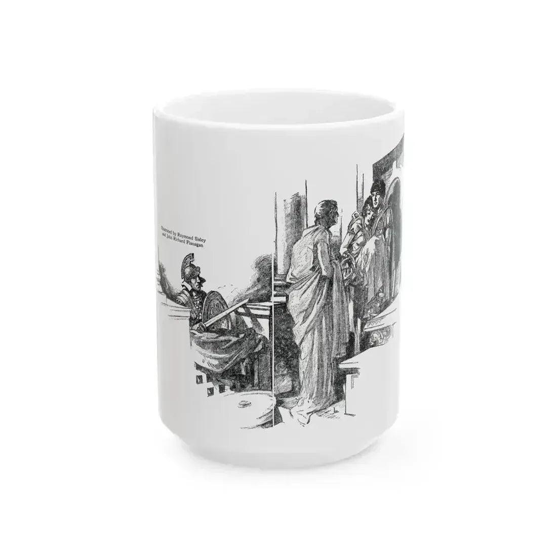 Daughter Of Cleopatra (1), Blue Book Magazine, May 1940 - White Coffee Mug 15oz - Go Mug Yourself