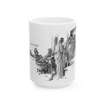Daughter Of Cleopatra (1), Blue Book Magazine, May 1940 - White Coffee Mug 15oz - Go Mug Yourself