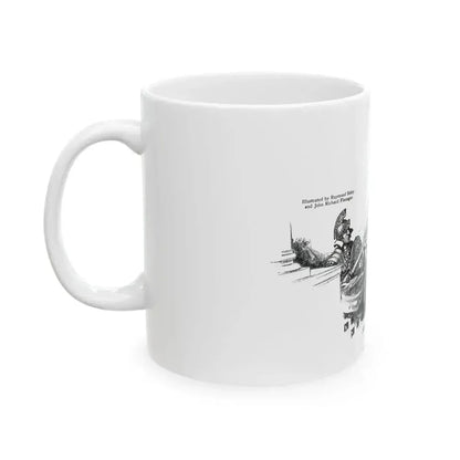 Daughter Of Cleopatra (1), Blue Book Magazine, May 1940 - White Coffee Mug - Go Mug Yourself