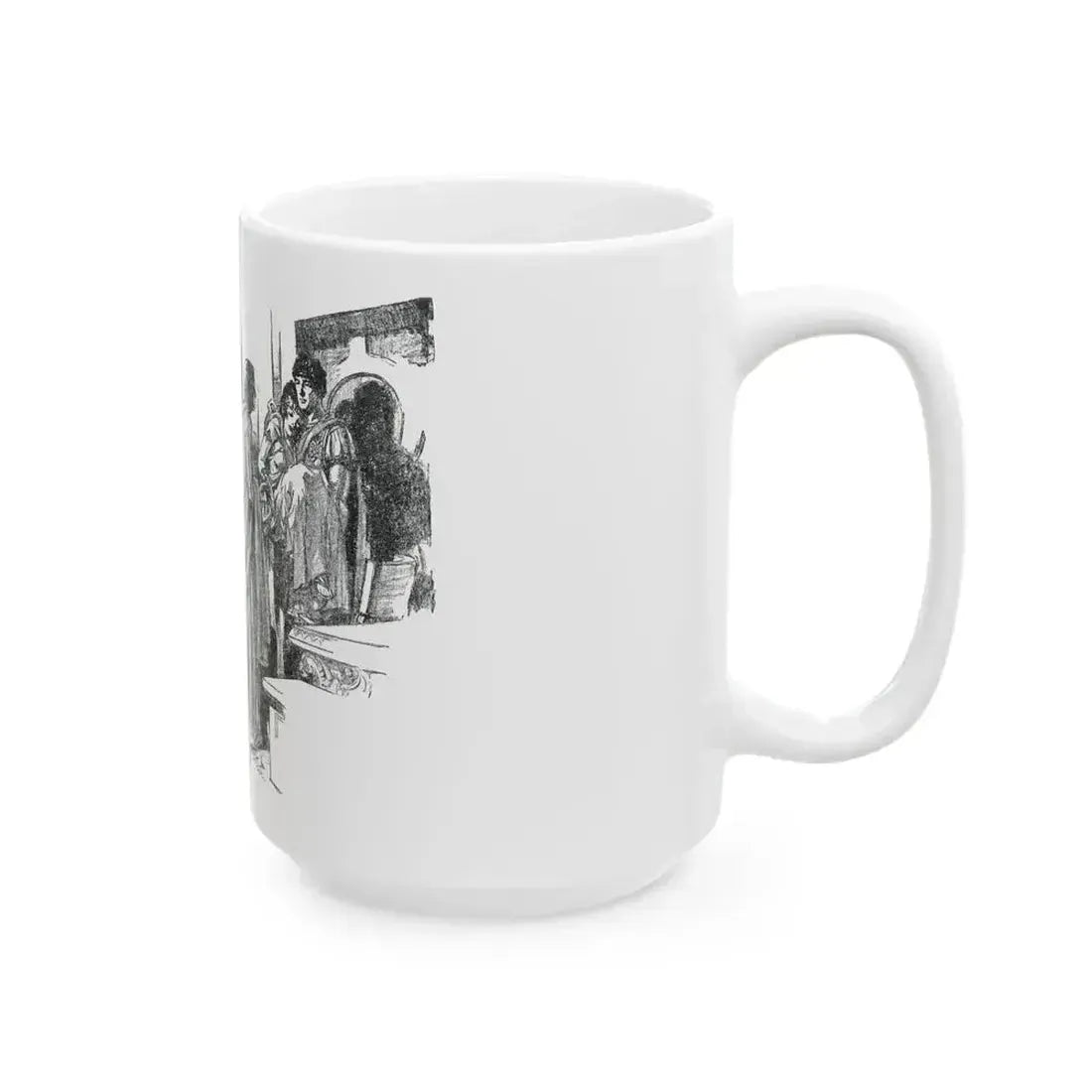 Daughter Of Cleopatra (1), Blue Book Magazine, May 1940 - White Coffee Mug - Go Mug Yourself