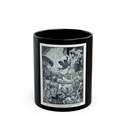 Daughter Of Cleopatra (2), Blue Book Magazine, May 1940 - Black Coffee Mug 11oz - Go Mug Yourself