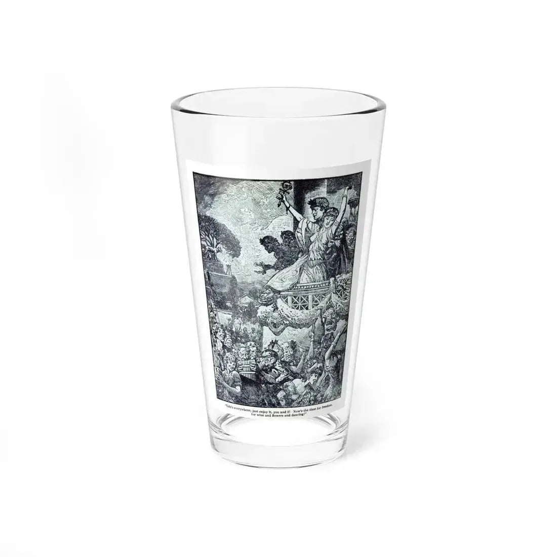 Daughter Of Cleopatra (2), Blue Book Magazine, May 1940 - Pint Glass 16oz 16oz - Go Mug Yourself